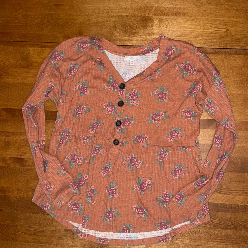 Como Vintage Floral Blouse